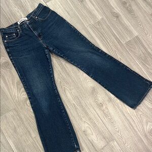 Express Blue Straight Leg Jeans Timeless Design